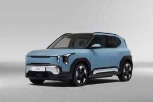 Kia EV2 in Frost Blue
