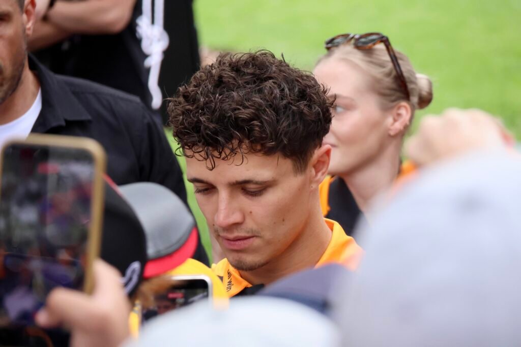 Lando Norris at the Melbourne Walk, 2026 Australian GP