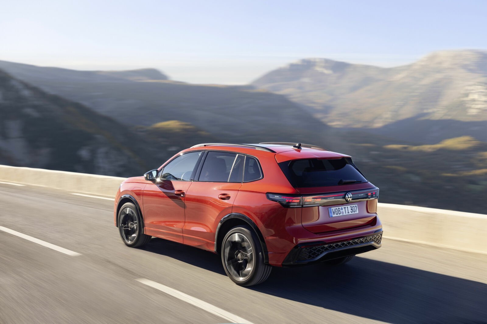 Volkswagen Tiguan on the move
